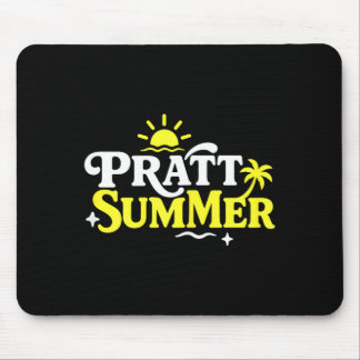Funny Pratt Summer Graphic Design Mouse Mat