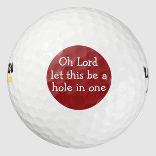 Funny Prayer Golf Balls