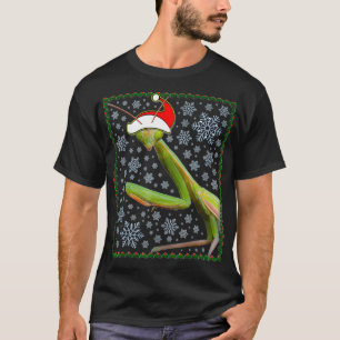 Funny Praying Mantis Gift Christmas  (2) T-Shirt