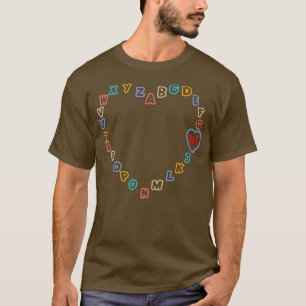 Funny Pre K Kindergarten Hi Alphabet Back To Schoo T-Shirt
