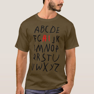 Funny Pre K Kindergarten Hi Alphabet Back To Schoo T-Shirt