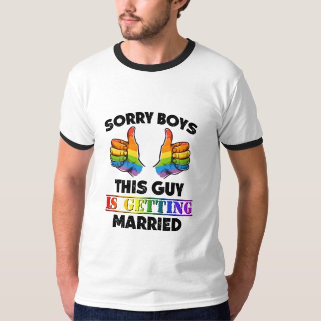 Funny Pre-Wedding Announcement T-Shirt (Front)