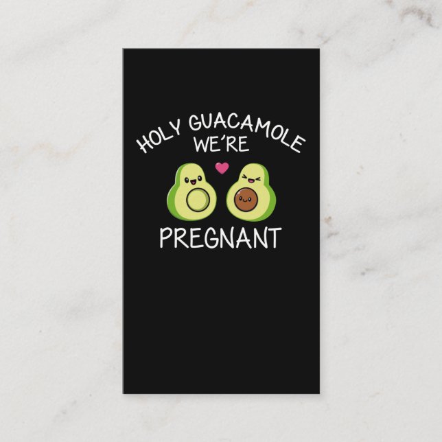 Funny Pregnancy Announcement Avocado Joke (Front)