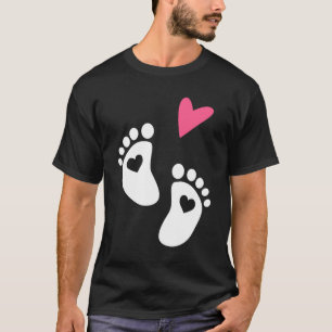 Funny Pregnancy Cute Heart T-Shirt