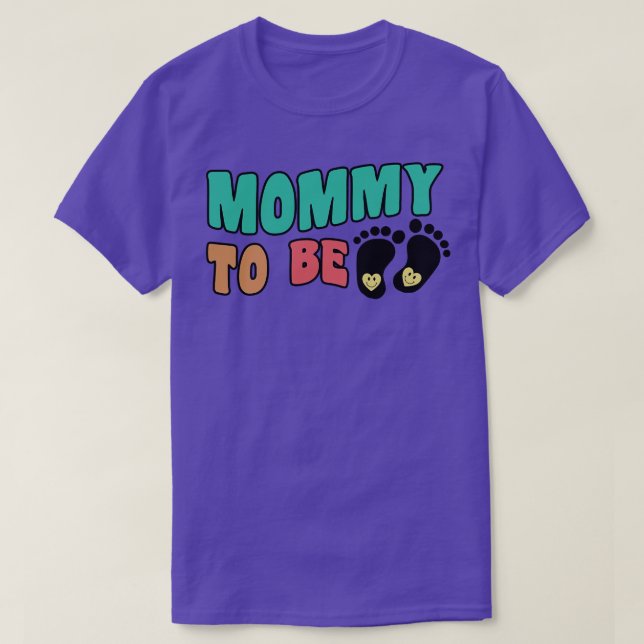 Funny Pregnancy mummy to be 5 T-Shirt (Design Front)