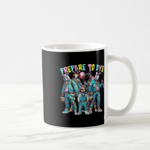 Funny Prepare To Groovy Dye Bunny Easter Horror Dy Coffee Mug