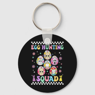 Funny Prepare To Groovy Dye Horror Egg Hunting Squ Key Ring