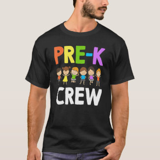 Funny Preschool Teacher For Pre K Crew T-Shirt