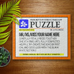 Funny Prescription Label Personalised Jigsaw Puzzle<br><div class="desc">Fun prescription label design for this great jigsaw puzzle.</div>