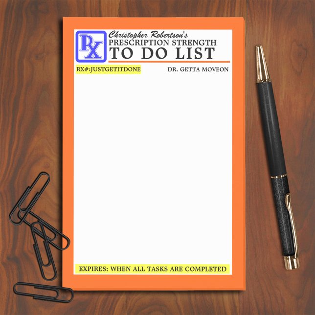 Funny Prescription Label Post-it Notes (Creator Uploaded)