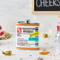 Funny Prescription Whiskey Custom Warning Label 