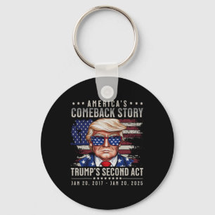 Funny President Donald Trump Inauguration Day 2025 Key Ring