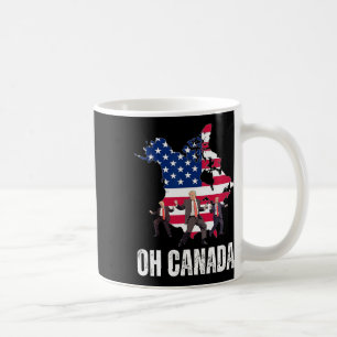 Funny President Donald Trump Oh Canada Usa America Coffee Mug