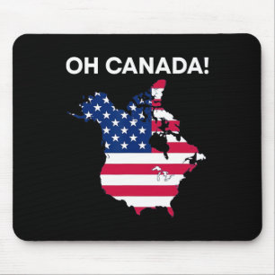 Funny President Donald Trump Oh Canada Usa America Mouse Mat
