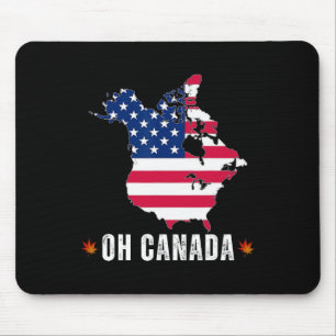 Funny President Donald Trump Oh Canada Usa America Mouse Mat