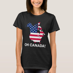 Funny President Donald Trump Oh Canada Usa America T-Shirt