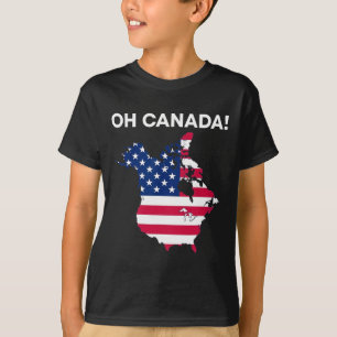 Funny President Donald Trump Oh Canada Usa America T-Shirt