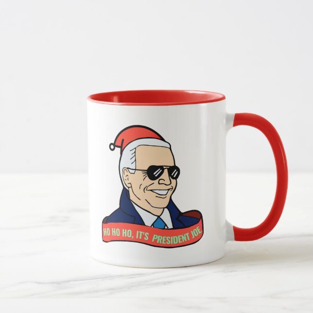 Funny President Joe Biden Christmas Coffee Mug (Right)