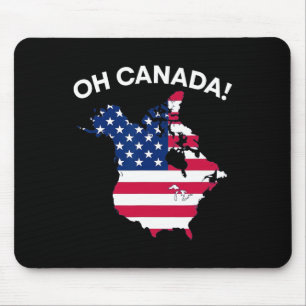Funny President Trump Saying Oh Canada Usa America Mouse Mat