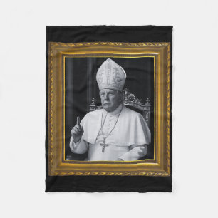Funny President Trump Wants To Be The Next Pope Ch Fleece Blanket
