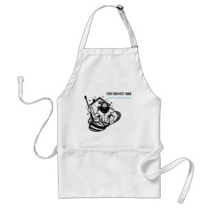 Funny Pressure Washing Power Wash Cleaning Standard Apron
