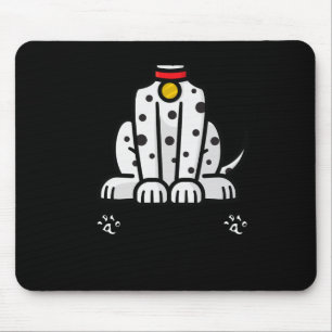 Funny Pretend I'm A Dalmatian Dog Lazy Halloween Mouse Mat