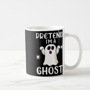Funny Pretend I'm A Ghost Lazy Halloween Costume Coffee Mug