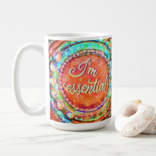 Funny Pretty Floral Essential Inspirivity Coffee Mug