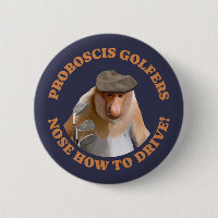 Funny Proboscis Monkey Golf Lovers 