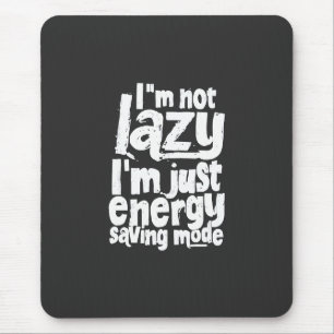 Funny Procrastination quote Mouse Mat