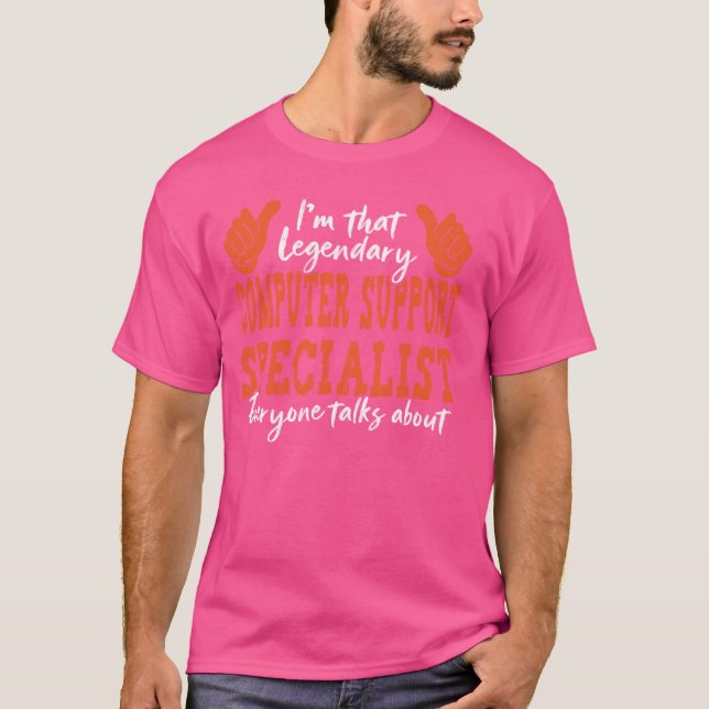 Funny Profession Quote Legendary Computer Programm T-Shirt (Front)