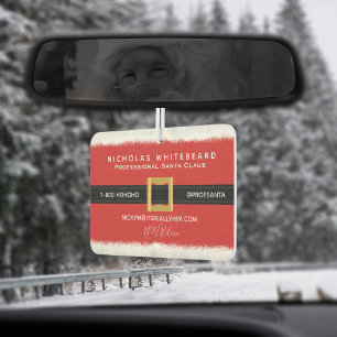 Funny Professional Santa Claus Car Air Freshener