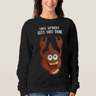 Funny Professional Sparky Electrician Constructio Sweatshirt