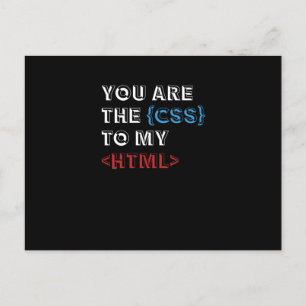 Funny Program Codes Cascading Style Sheet Holiday Postcard
