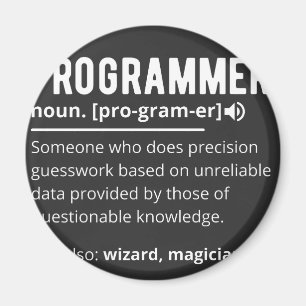 Funny Programmer Code Developer Meaning Definition Magnet