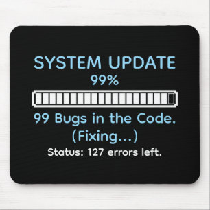 Funny Programmer Coding Mouse Mat