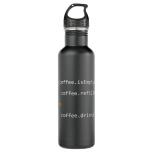 Funny Programmer Coffee Gift For Coders Pullover H 710 Ml Water Bottle