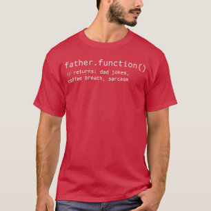 Funny Programmer Dad Software Developerechie Compu T-Shirt