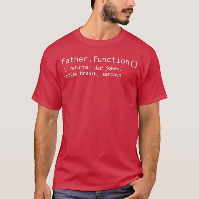 Funny Programmer Dad Software Developerechie Compu T-Shirt (Front)