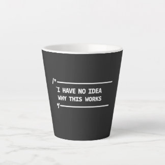 Funny Programmer Debugging Humour Latte Mug