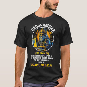 Funny Programmer Definition Coding And Computer Sc T-Shirt