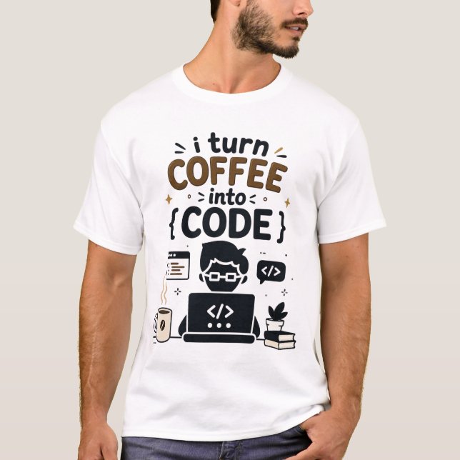 Funny Programmer Design T-Shirt (Front)