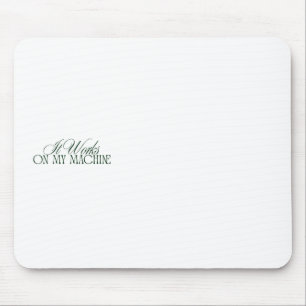 Funny Programmer — Gift Mouse Mat