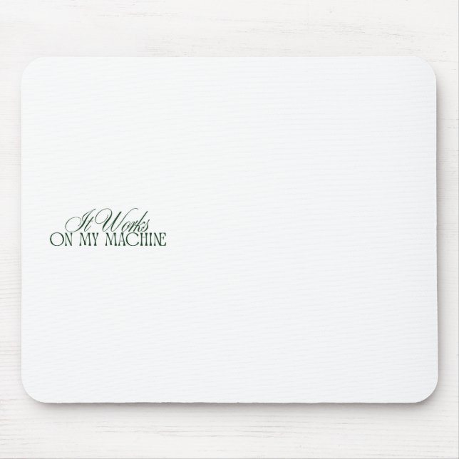 Funny Programmer  — Gift Mouse Mat (Front)