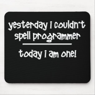Funny Programmer Mouse Mat