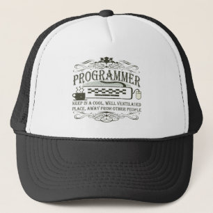 Funny Programmer Trucker Hat