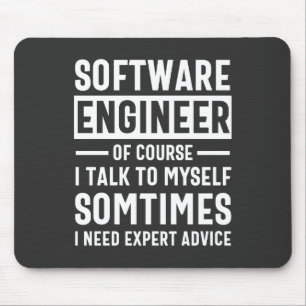 Funny Programming Software Engineer Gift Mouse Mat