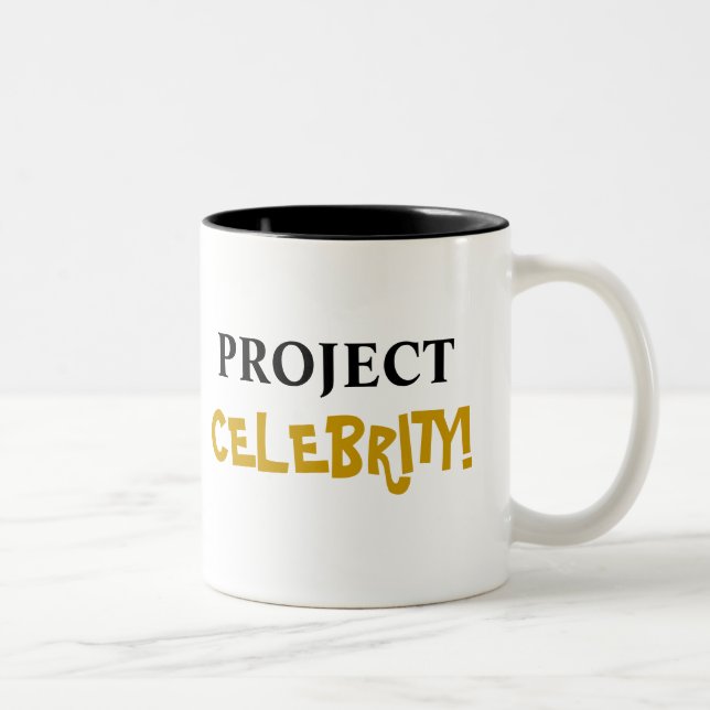 Funny Project Team Celebration Gift Add A Name Two-Tone Coffee Mug (Right)