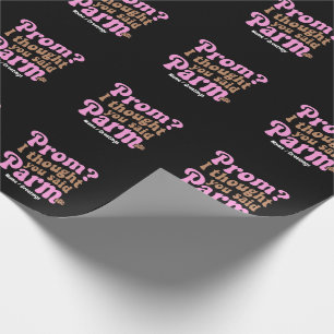 Funny Prom? I Thought You Said Parm Aesthetic Food Wrapping Paper