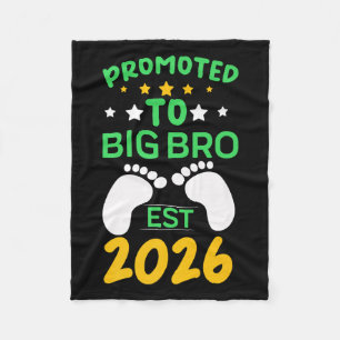 Funny Promoted To Big Brother 2026 Soon To Be Big  Fleece Blanket
